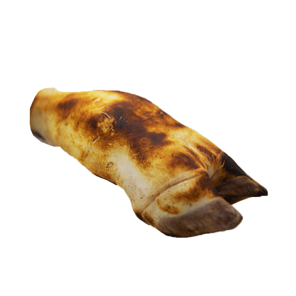 cow feet burnt